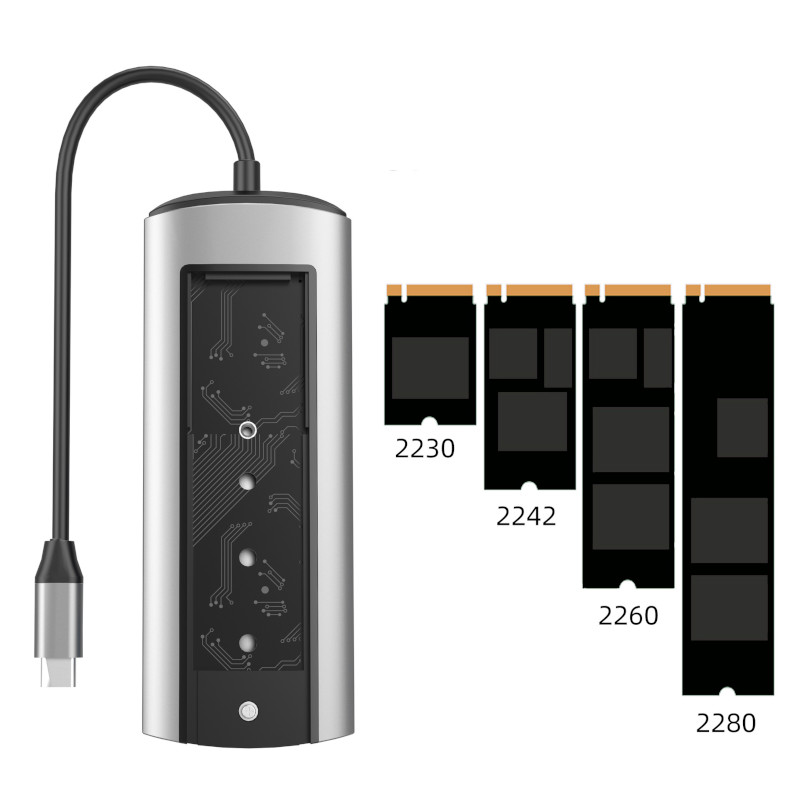 Hub kieszeń dysku 6w1 sata