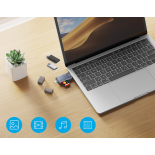 Bounn czytnik kart pamięci USB USB-C 3.0 hub PRO 6w1 SD/MicroSD