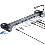 Adapter PODKŁADKA POD LAPTOPA NA BIURKO SKŁADANA ROZDZIELACZ HUB 10W1
