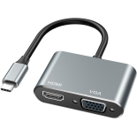 Adapter TYPE C/HDMI 4k 30hz+VGA