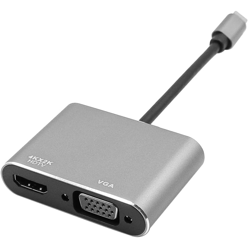 Adapter TYPE C/HDMI 4k 30hz+VGA