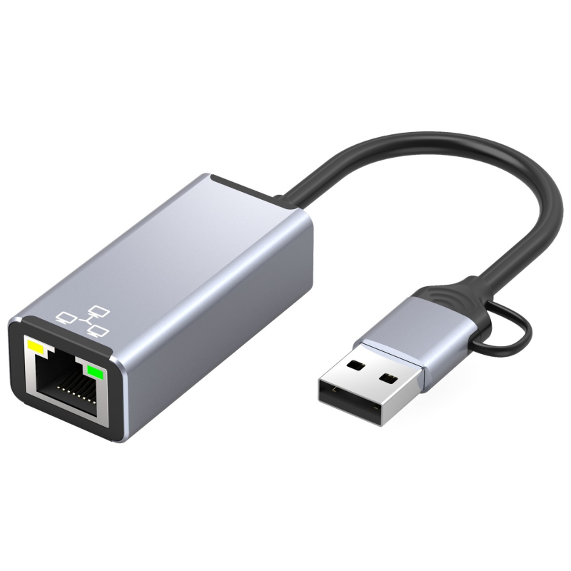 Adapter USB/TYPE C Ethernet 100Mbps