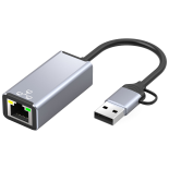 Adapter USB/TYPE C Ethernet 100Mbps