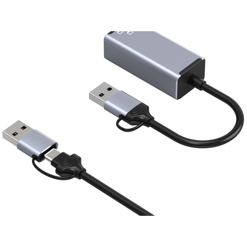 Adapter USB/TYPE C Ethernet 100Mbps