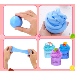 Masa plastyczna zestaw 24 kolory Slime kolorowe babeczki