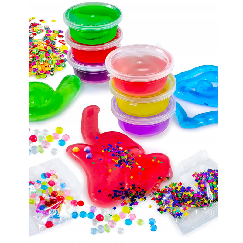 Masa plastyczna świecąca w ciemności zestaw 24 kolory