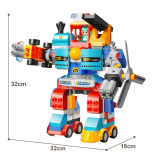 Klocki konstrukcyjne robot 172 elementy