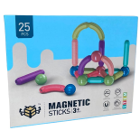 Klocki Magnetyczne Duże 25 Elementów Dla Dzieci +3 lata