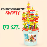 Klocki Konstrukcyjne Zestaw Ogród 172 el. Wiaderko