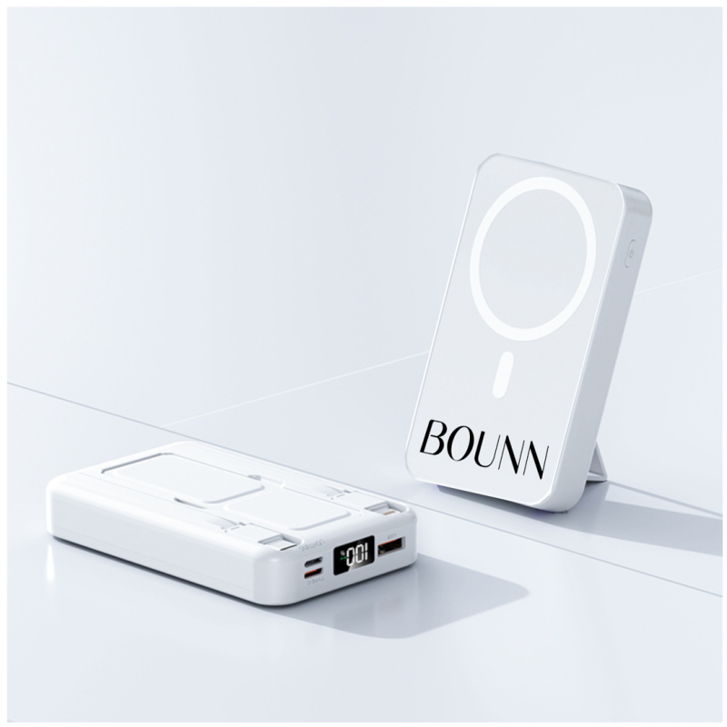 Bounn Power Bank Magsafe indukcja kabel 10000mAh