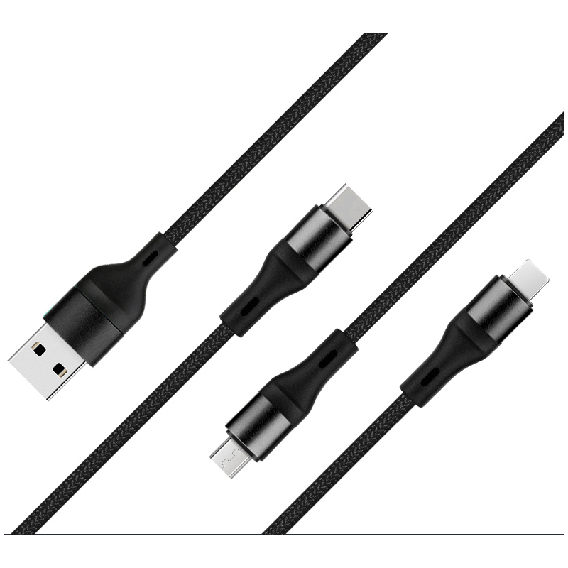 Kabel do ładowania 3A 3 w 1