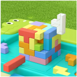 Układanka tetris zielona