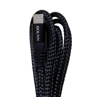Kabel USB-C szybkie ładowanie | 2m | PD60W 2x USB-C | mocny oplot
