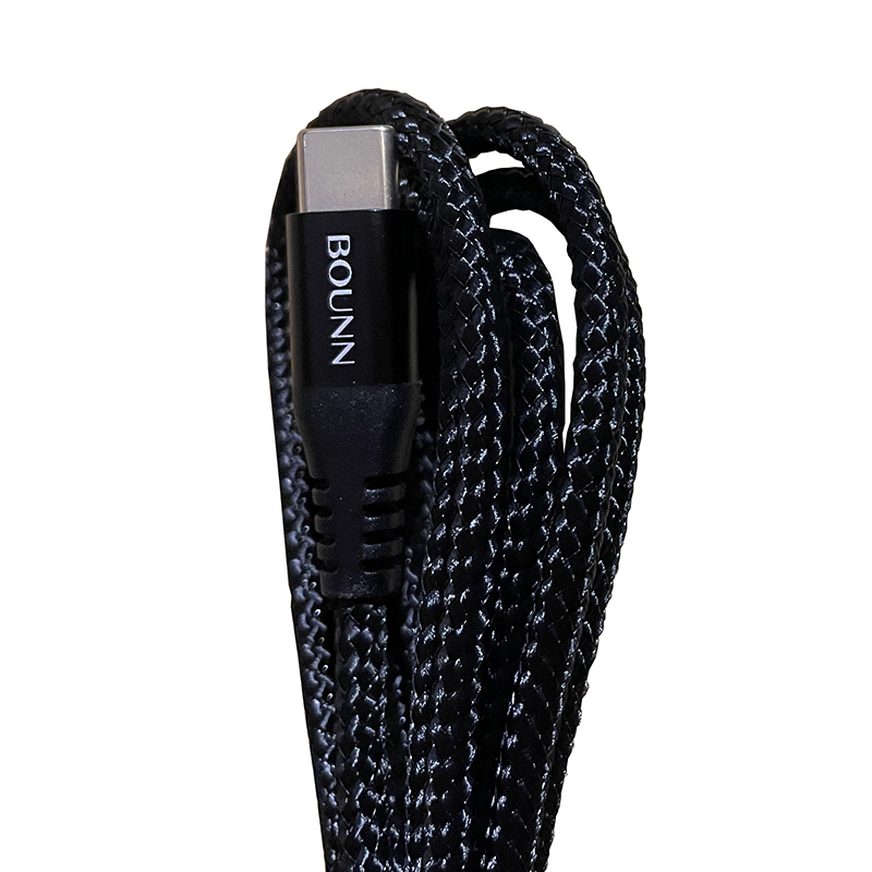 Kabel USB-C szybkie ładowanie | 2m | PD60W 2x USB-C | mocny oplot