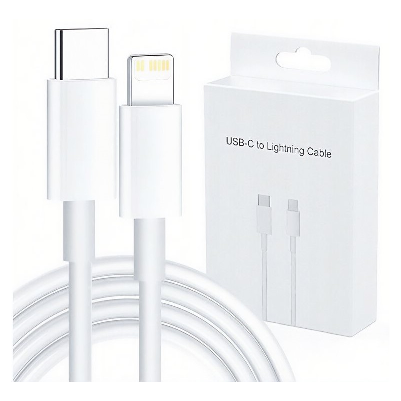 Kabel USB-C szybkie ładowanie | USBS-C do lightning | PD27W | 3m