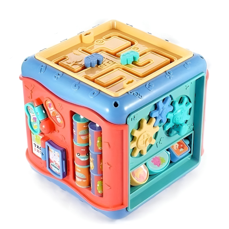 Edukacyjna kostka 8w1 sorter dla dzieci 18 m+