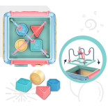 Edukacyjna kostka 8w1 sorter dla dzieci 18 m+