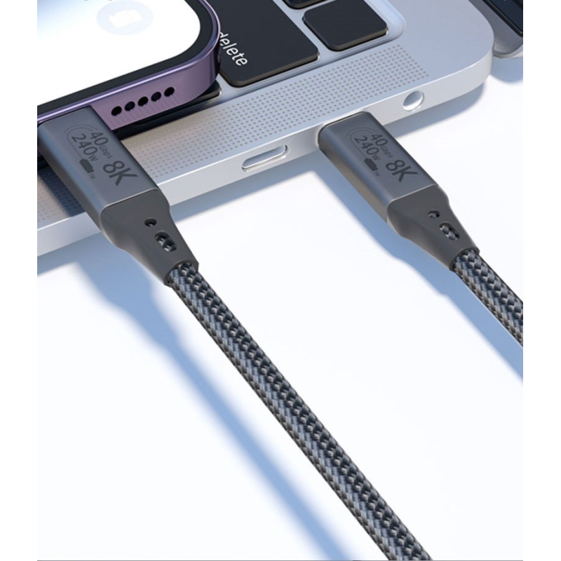 Kabel USB4 thunderbolt 3/4 PD240W 40Gbps