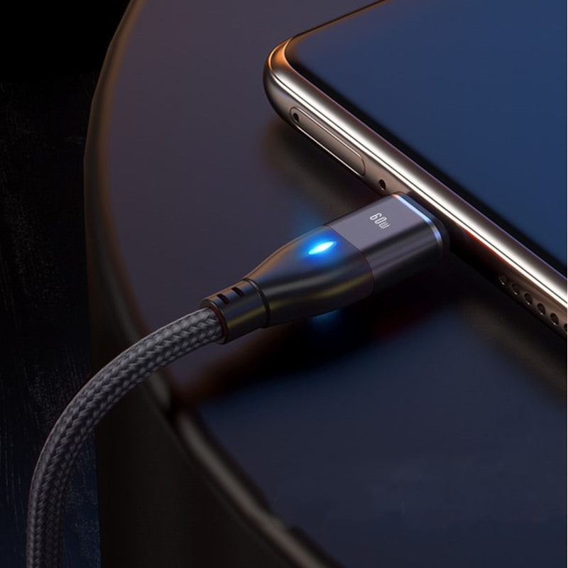Kabel USB C USB-C Lightning micro-USB magnetyczny 3w2 szybkie ładowanie| 3m