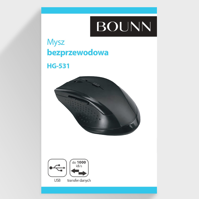 Bounn Myszka bezprzewodowa HG-531