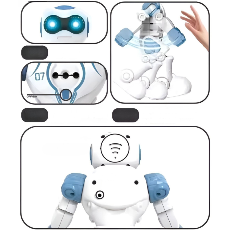 Robot tańczący z pilotem sterowaniem gestami