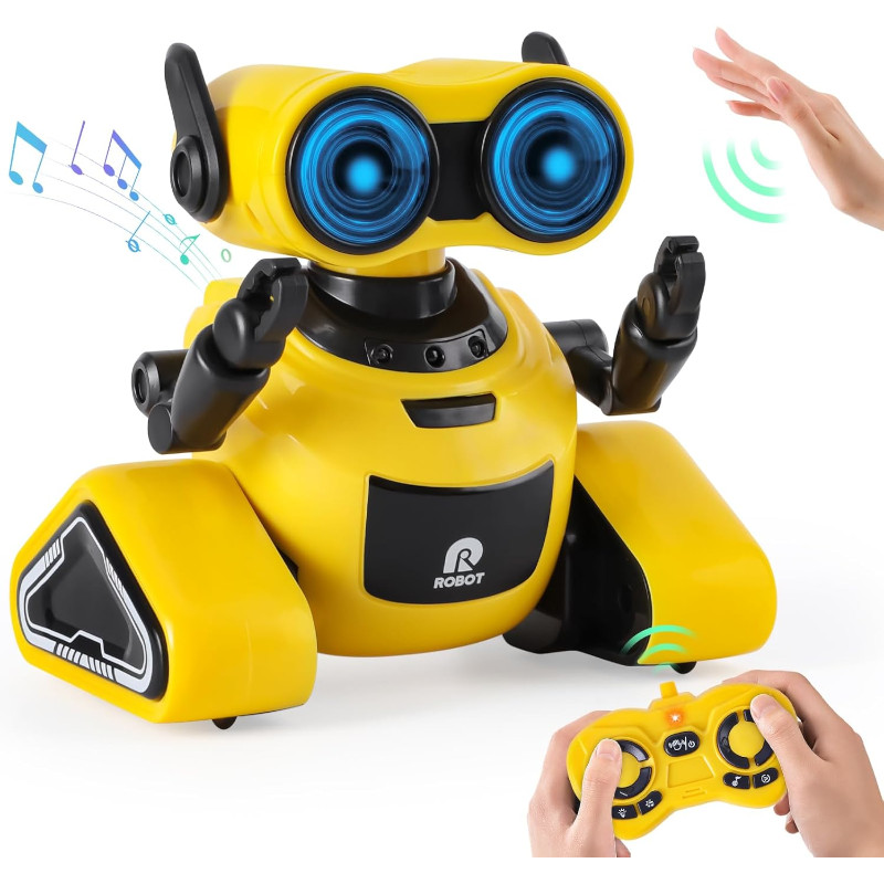 Robot żółty zdalnie sterowany