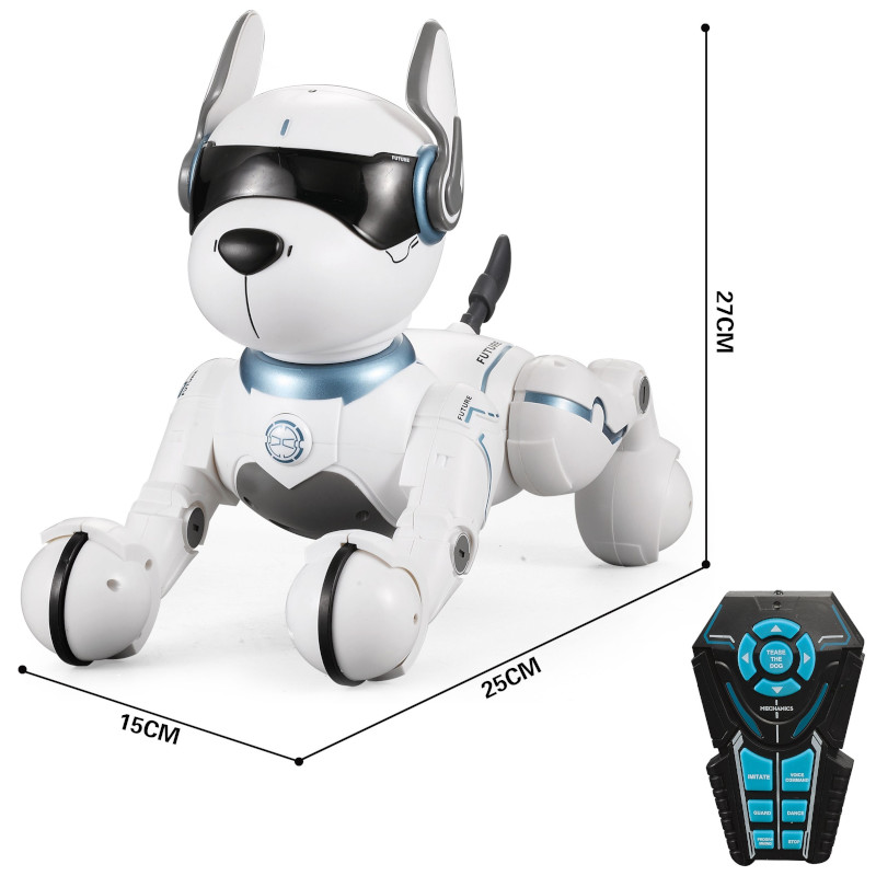 Piesek robot zdalnie sterowany programowalny z pilotem