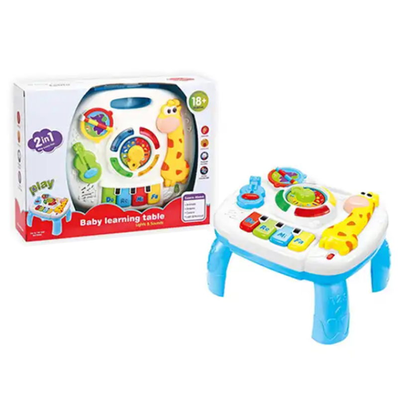 Stolik edukacyjny 2w1 żyrafka +18 m