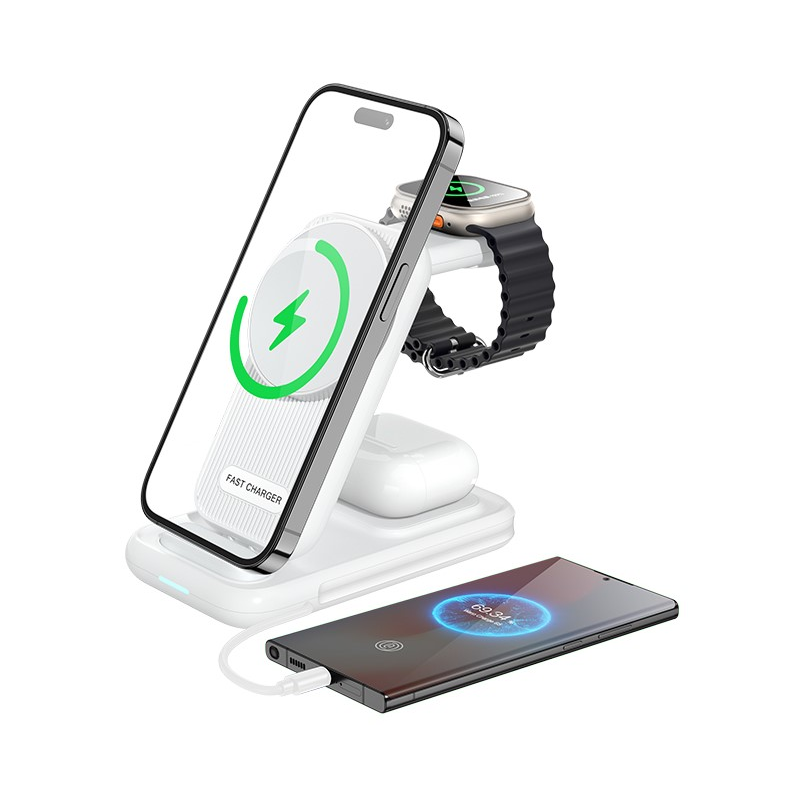 Ładowarka bezprzewodowa 4 w 1 15W