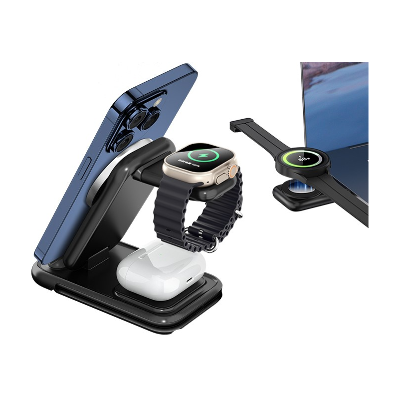 Ładowarka bezprzewodowa 4 w 1 15W