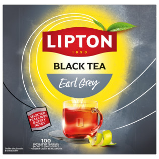 Herbata LIPTON Feel Good Selection, Energise, Earl Grey, 100 kopert, 200g