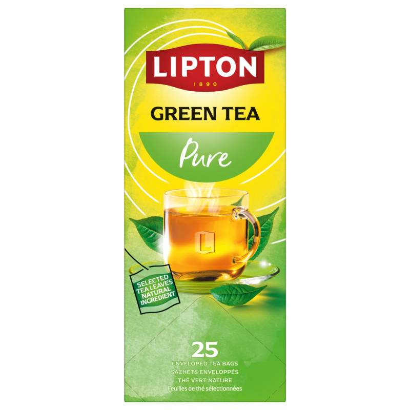 Herbata LIPTON Feel Good Selection, Balance, zielona, 25 kopert
