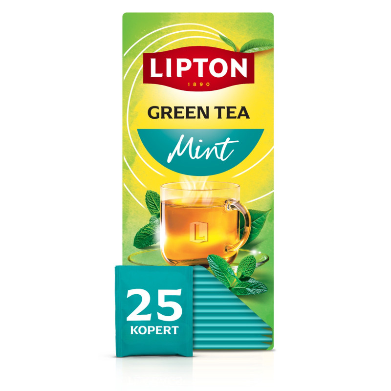 Herbata LIPTON Feel Good Selection, Balance, zielona, miętowa, 25 kopert