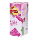 Herbata LIPTON Feel Good Selection, Relax, malina, 25 kopert