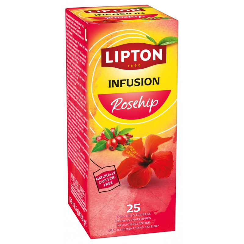 Herbata LIPTON Feel Good Selection, Relax, dzika róża, 25 kopert