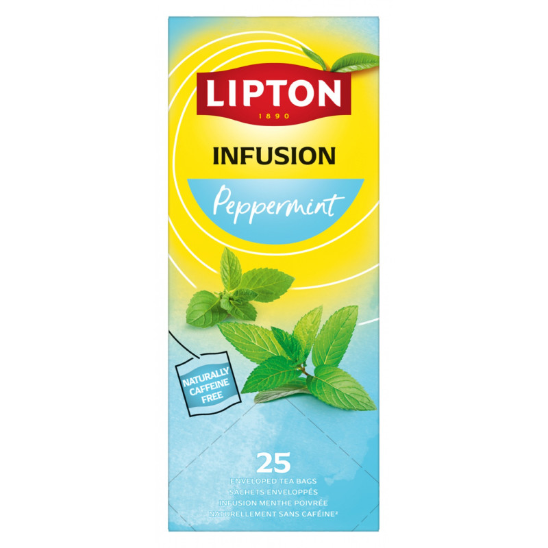 Herbata LIPTON Feel Good Selection, Relax, mięta, 25 kopert