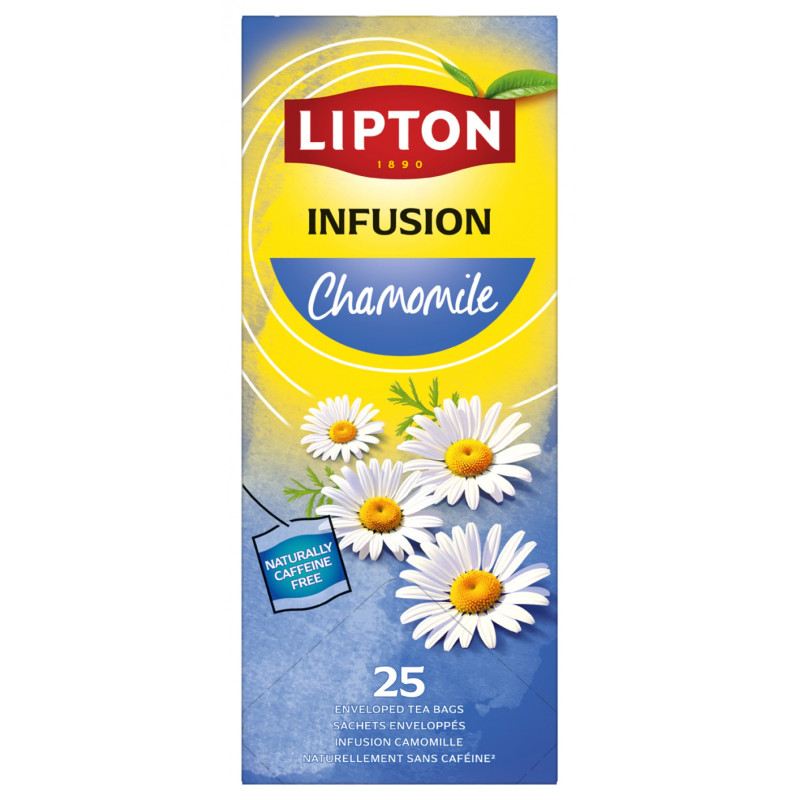 Herbata LIPTON Feel Good Selection, Relax, rumianek, 25 kopert