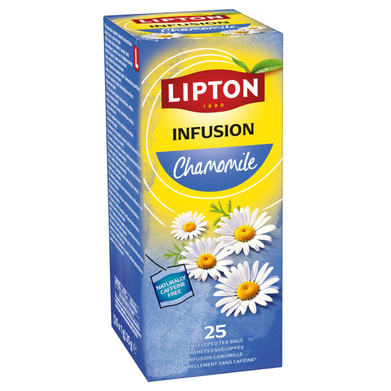 Herbata LIPTON Feel Good Selection, Relax, rumianek, 25 kopert