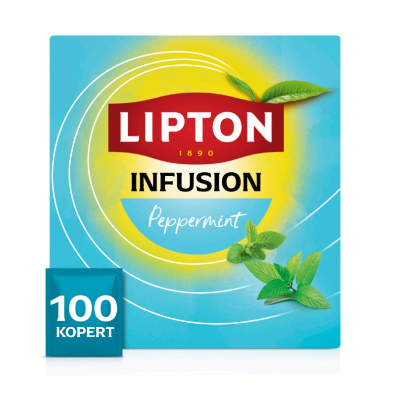 Herbata LIPTON Feel Good Selection, Relax, mięta, 100 kopert