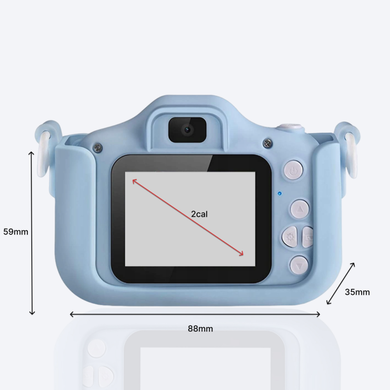 Aparat fotograficzny dla dzieci niebieski kot
