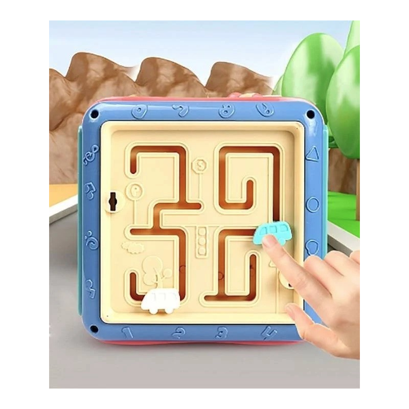 Edukacyjna kostka 8w1 sorter dla dzieci 18 m+