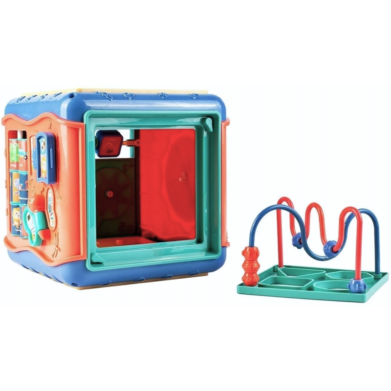 Edukacyjna kostka 8w1 sorter dla dzieci 18 m+